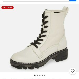 Women's White Lace-Up Ankle Boots Rag & Bone